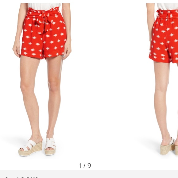 🍋Gibson Tie Waist Shorts - Picture 2 of 8